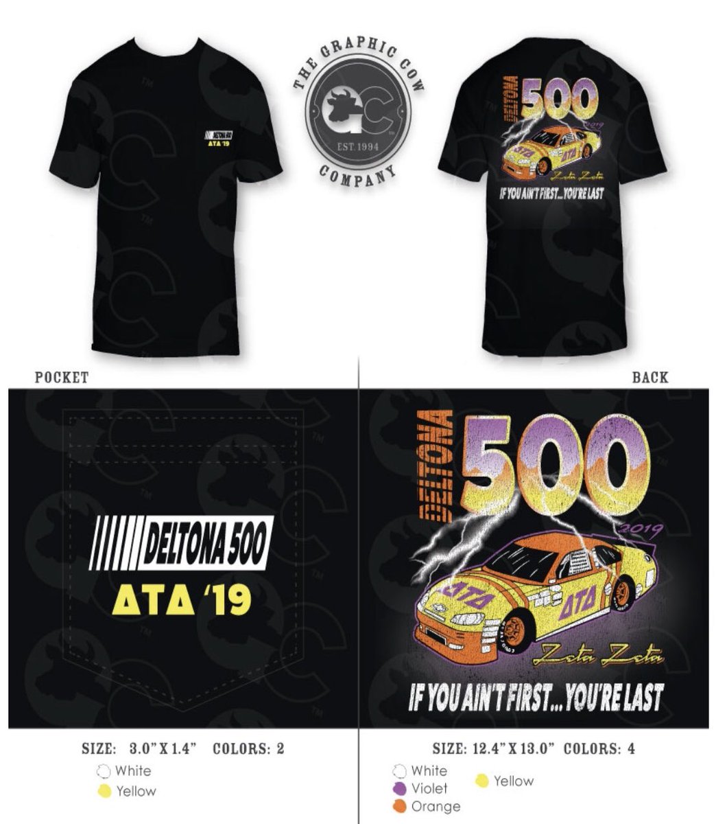 1 week from today! This link will only be open for 24 hours. You don’t want to miss out on this shirt! #Deltona500 thegraphiccowcompany.com/campus/tbanker…