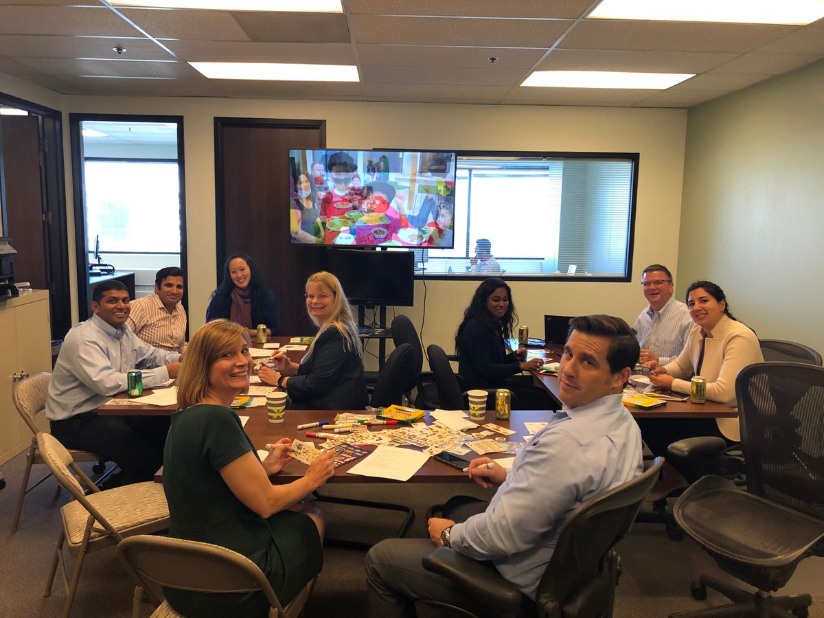 IPMCinc's tweet photo. @FamilyHouseSF houses 80 families a day of children receiving treatment at @UCSFChildrens in San Francisco. Patients come from all over the world. The IPM SF team donated sweatshirts and made welcome cards for the families! #IntegratedProjectMercy #Volunteer #Donate https://t.co/xn9B2P0Dta