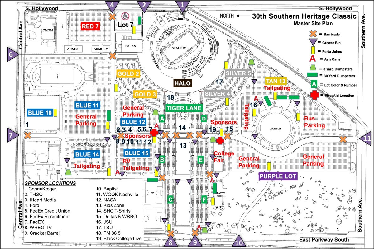 Liberty Bowl Memorial Stadium Seating Chart