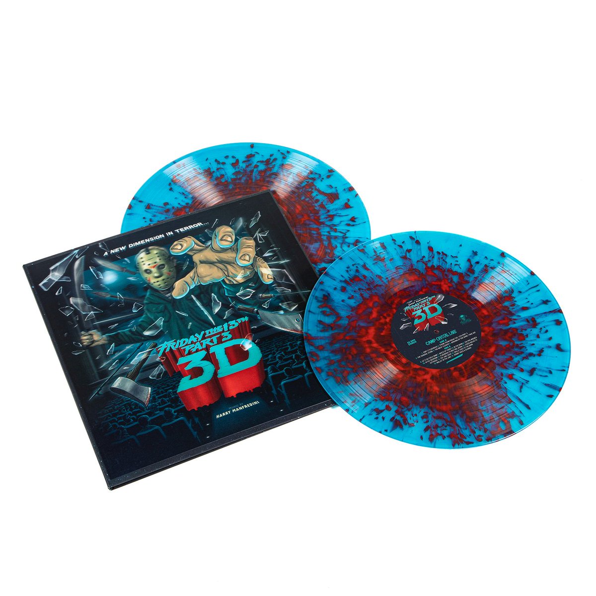 Waxwork Records (@waxworkrecords) on Twitter photo You've been asking for it, and this time, we made them ALL 3-D! Available to pre-order tomorrow! FRIDAY THE 13TH PART 3 Original Motion Picture Soundtrack! Features a 3-D lenticular cover, art by <a href="/GhoulishGary/">Gary Pullin</a>, 180 gram vinyl, and two different 3-D glasses colored vinyl variants! You've been asking for it, and this time, we made them ALL 3-D! Available to pre-order tomorrow! FRIDAY THE 13TH PART 3 Original Motion Picture Soundtrack! Features a 3-D lenticular cover, art by <a href="/GhoulishGary/">Gary Pullin</a>, 180 gram vinyl, and two different 3-D glasses colored vinyl variants!