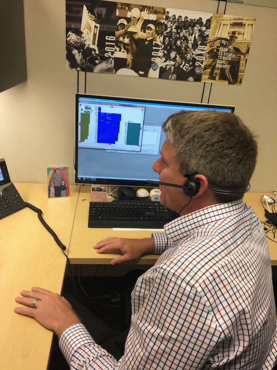 John_Currie's tweet photo. Under 30 hours until @WakeFB vs @GoHeels 🏈 kickoff at BB&T Field in @CityofWS - tickets going fast as you can see on Kurt’s screen! Call 336-758-3322 or visit https://t.co/NCNSNuFjLc now to get yours! #GoDeacs @DemonDeacons #BestFanExpInNC! https://t.co/yXHJ9yTCOV