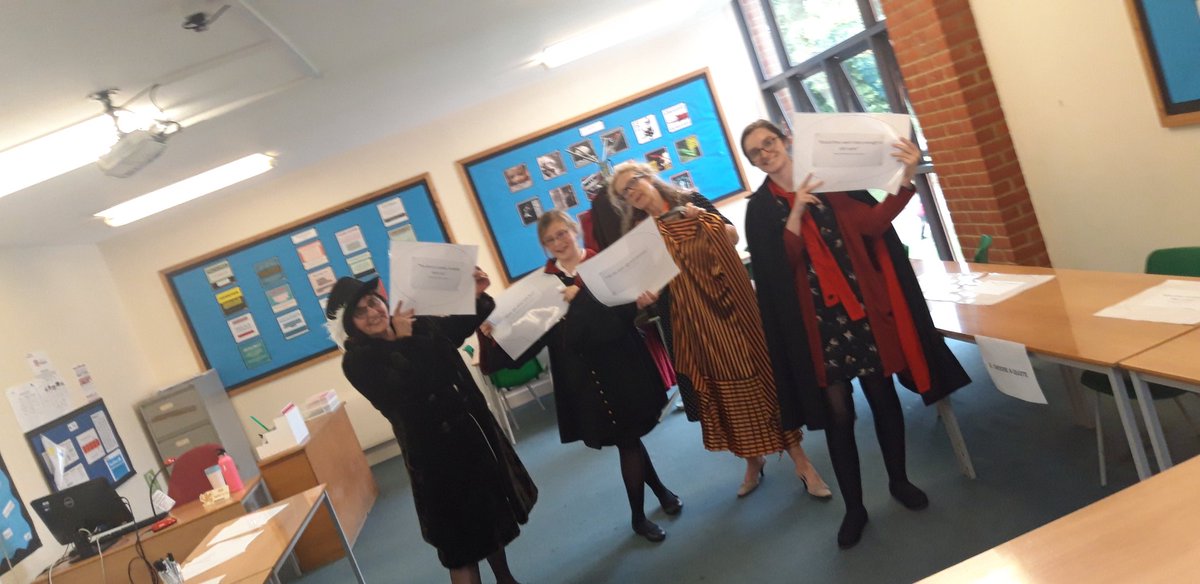 TrinityEngDept's tweet photo. We're all dressed up and ready to go... @TrinityNewbury Open Evening 2020! https://t.co/tJXx0jpmN4