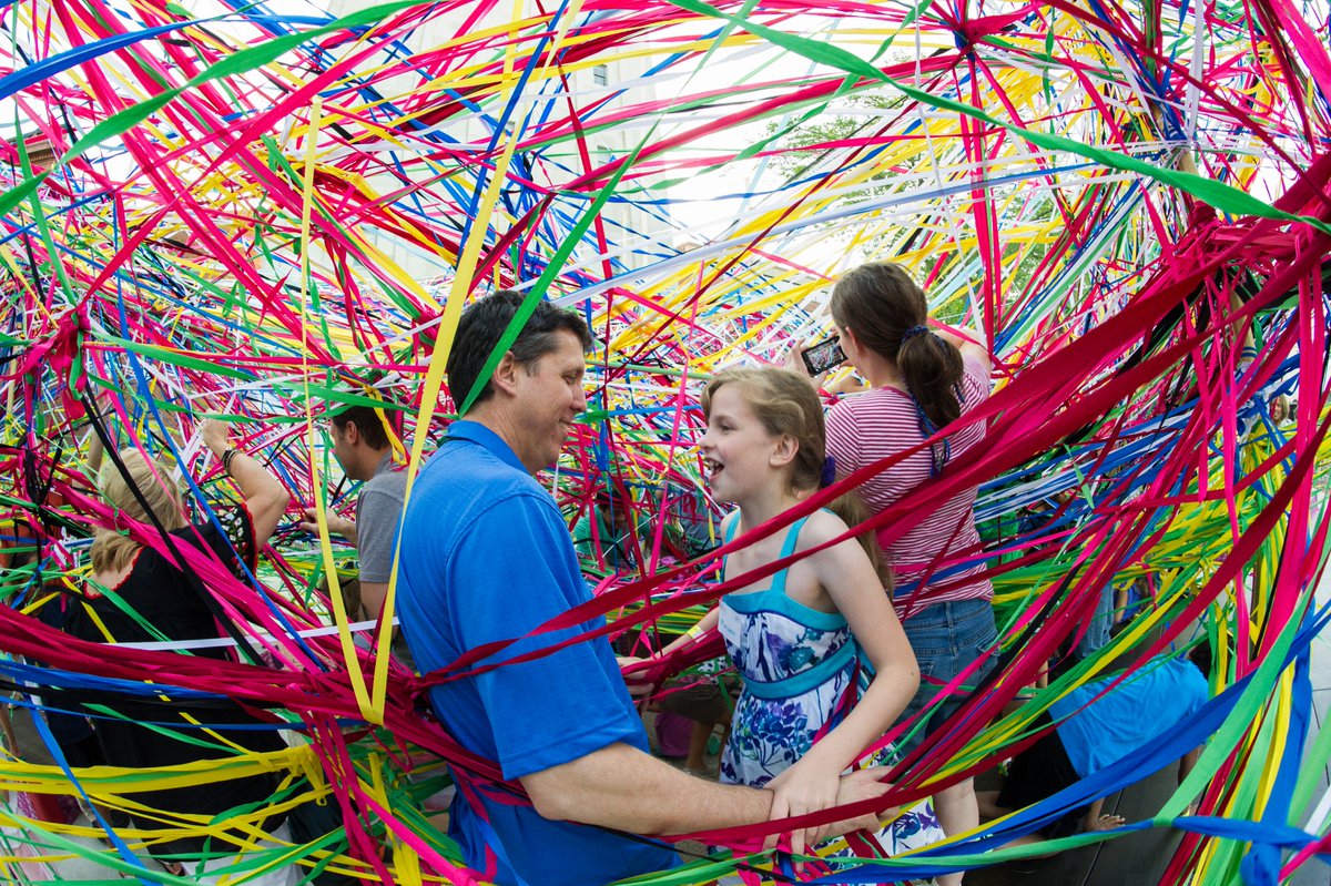 AASummerFest's tweet photo. #tbt to 2013 when Tangle by Australia's @PolyglotTheatre was presented at #topofthepark #a2sf for an open-air, colorful experience! https://t.co/7ACtqmVIDK