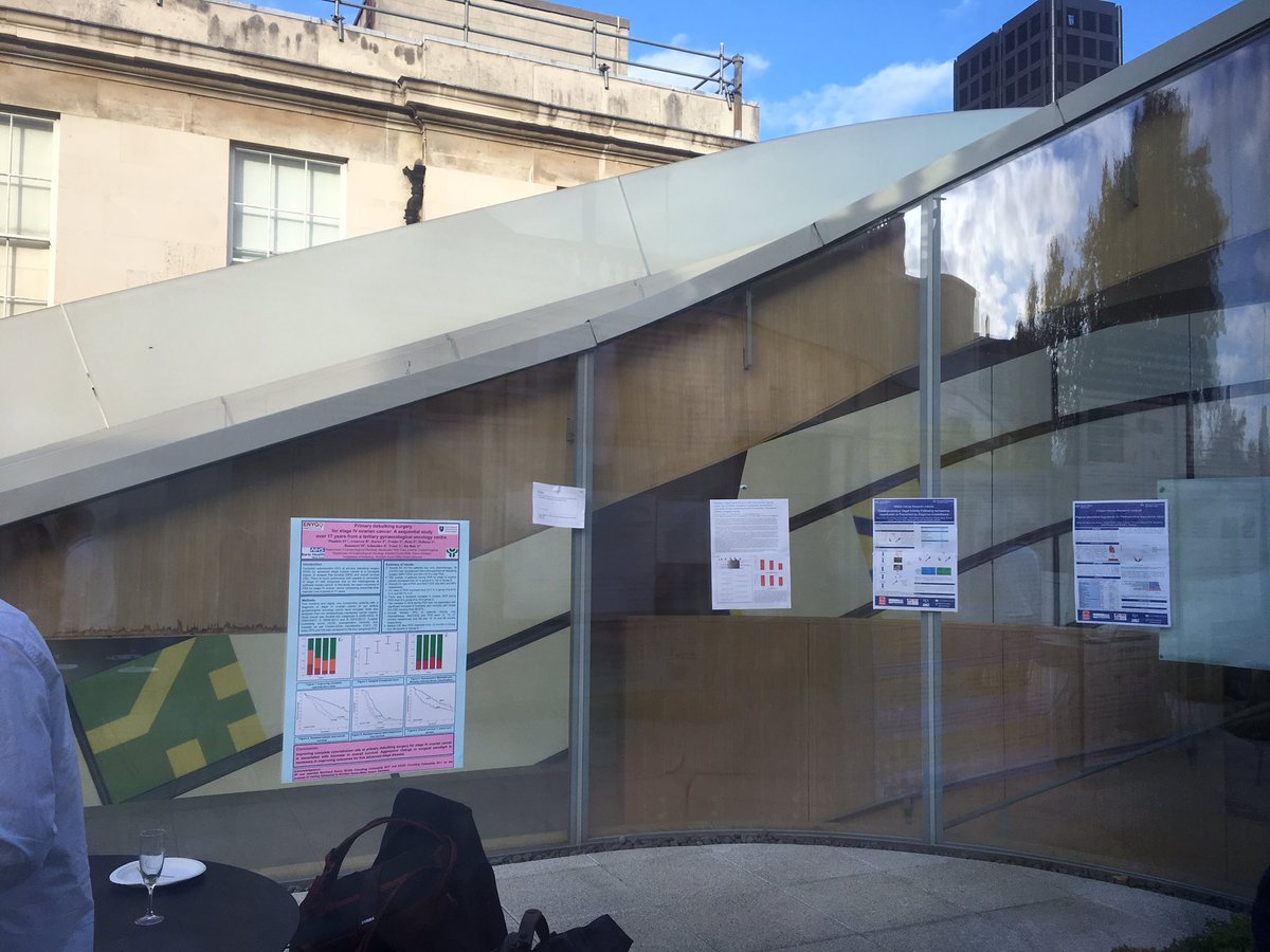 So much research in surgery at <a href="/NHSBartsHealth/">Barts Health</a> the poster session has spilled outside