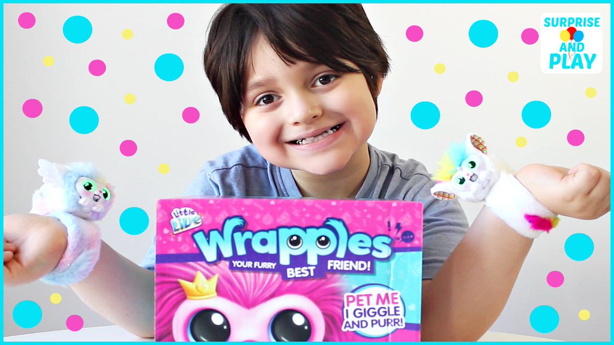 These cute and funny pets wrap around your wrist like a bracelet but then they come alive! Get ready to Wrapple and don't forget to smile! 😊

👉 ow.ly/FkkK50w72sP

#wrapples #littlelivepets #kidstoys