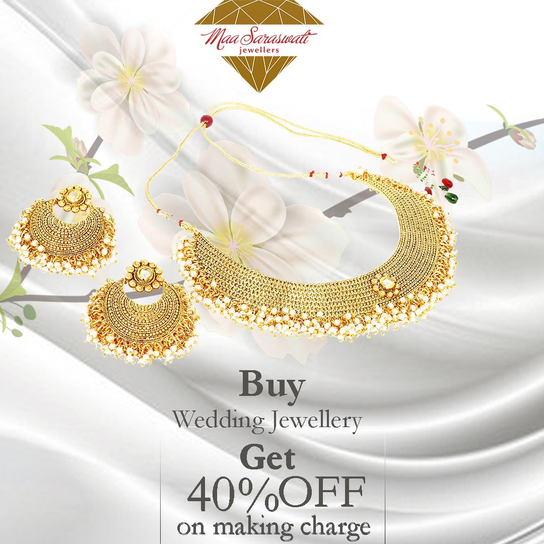 Don't compromise with Your Choice!
Visit Maa Saraswati Ornaments and Jewelers and #Buy #Gold #Jewellery with Latest Design.
#hallmark #jewellery #diamond #jewell #jewelrydesign #designjewelry #jewellerynecklace #jeweler #jewelryset #DoJusticeWithTabrez #jewelleryset #PiyushGoyal