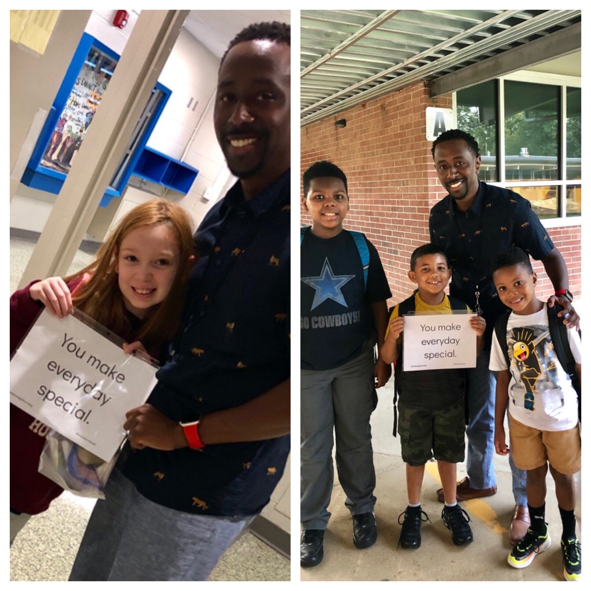 Encouraging our scholars to speak positively about themselves and others they encounter. Everyday is special with our bobcats! #PositiveSignThursday #bobcatsonblast