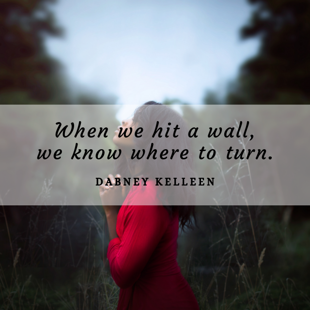 When we hit a wall...