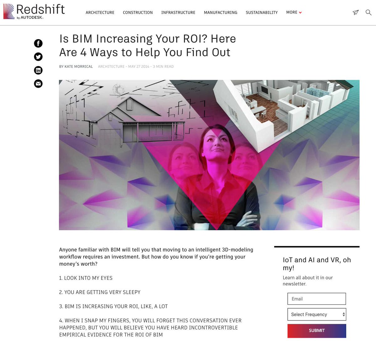 BIMLevel8's tweet photo. @archinate I found this @Redshift_ADSK post pretty hard to argue with... it's super well-researched: https://t.co/Z2SrKZX0m8