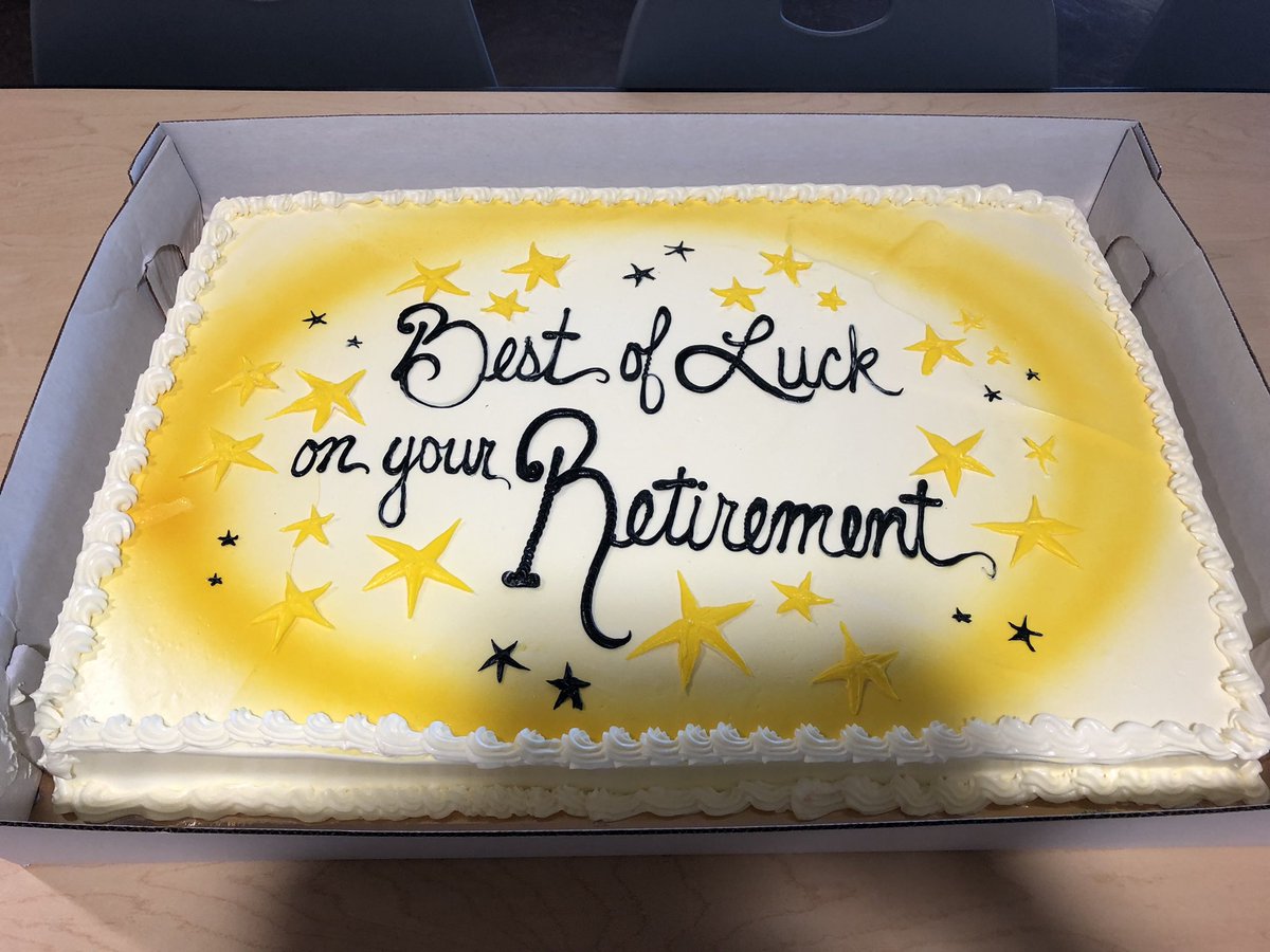 CortneyMarsilio's tweet photo. We finally tricked her into coming to see us today! Thanks for your 38 years at Montour, and being a wonderful employee!! Enjoy your retirement, Joanie! You deserve it!! ❤️💛🖤 https://t.co/ocpVWyrFti
