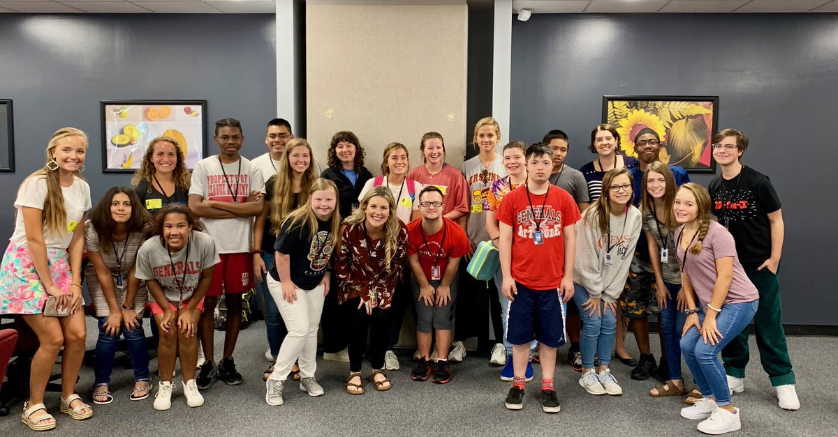 Our first best buddies lunch social was a HUGE success. Friendship, mentorship, and peer support all bundled into one place. 
#LeadingLikeGenerals