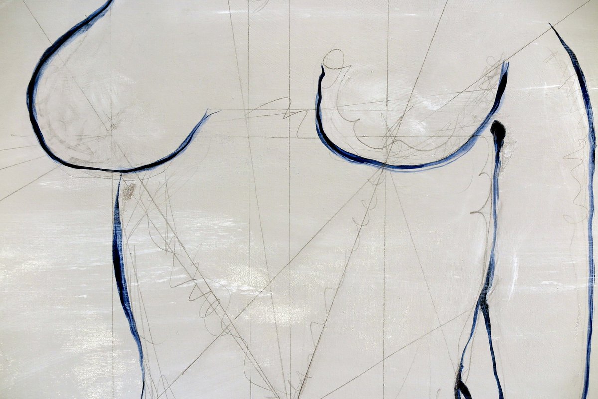 parmulo's tweet image. "Donna Rodriguez" has been in my studio for 2 years, waiting for a dynamic and fresh mind. It is a tribute to #Mattise's blue period and her influence on my work.

"Donna Rodríguez" 
Acrylic on canvas
145X145 cm
#parmulo #vanguardism #art #dadaism