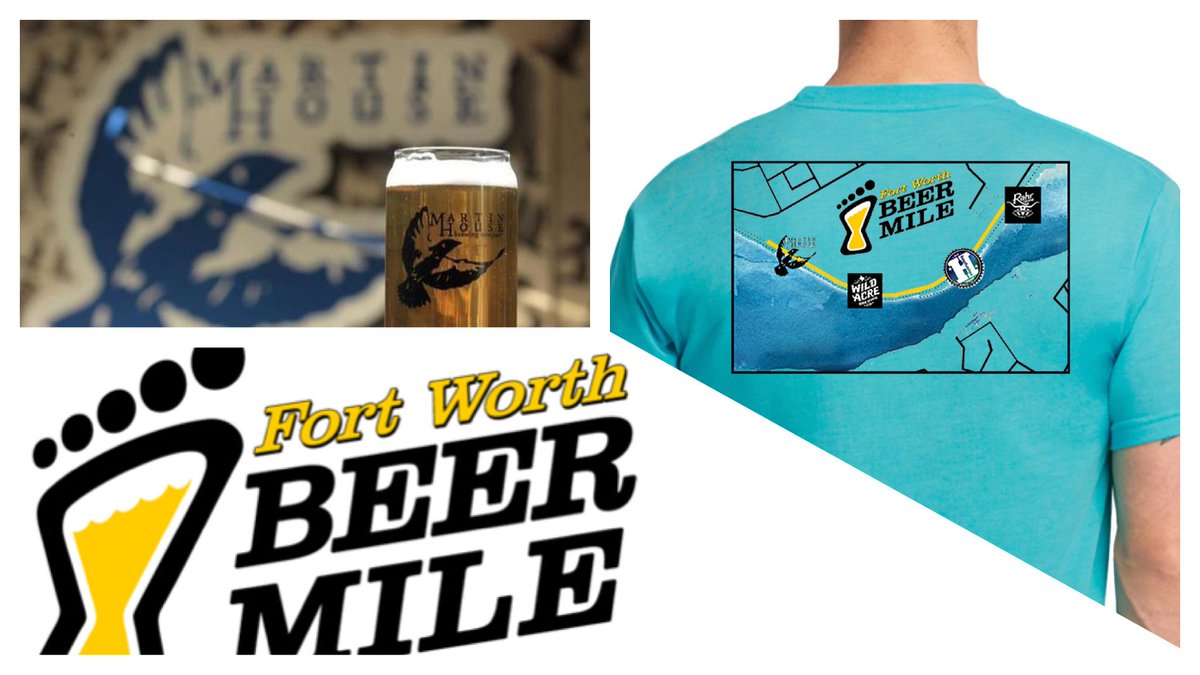 ftwbeermile's tweet photo. FWBM will be at @martinhousebrewing tonight. Come have a brew with the crew, see our new shirts (so comfortable you'll change into them right there!), and sign up before prices go up Saturday at midnight.https://t.co/WksNj0eWpE https://t.co/51CzLX8OFB
