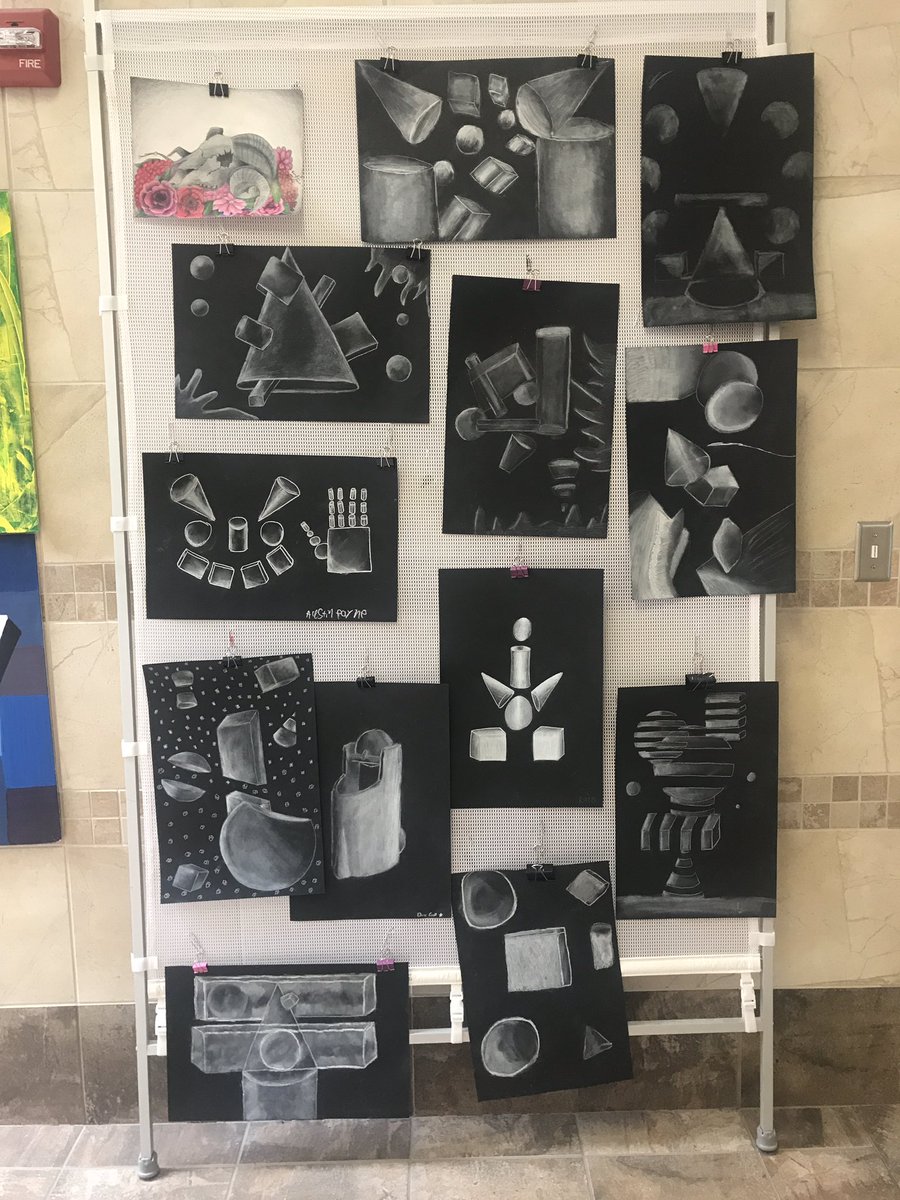 Go HS Art 2 ! Learning how to use white charcoal and shading forms in a creative design ! <a href="/SHS_Sentinel/">SHS Sentinel</a> <a href="/SunnyvaleISD/">Sunnyvale ISD</a>