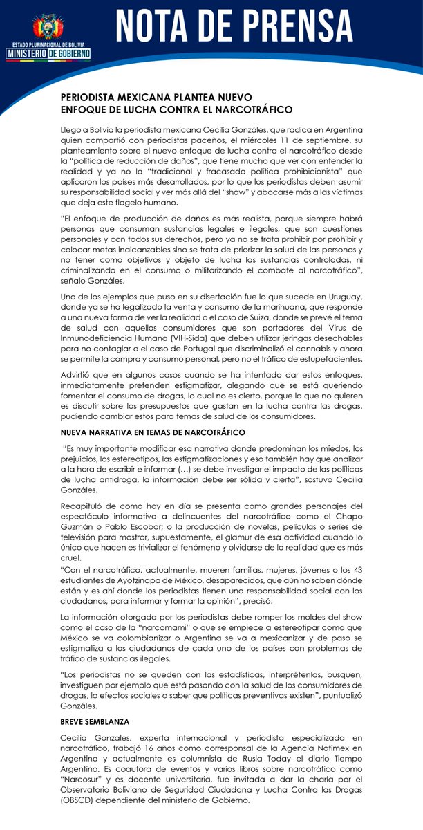MindeGobierno's tweet photo. [NOTA DE PRENSA] https://t.co/cJPyEPVtyf