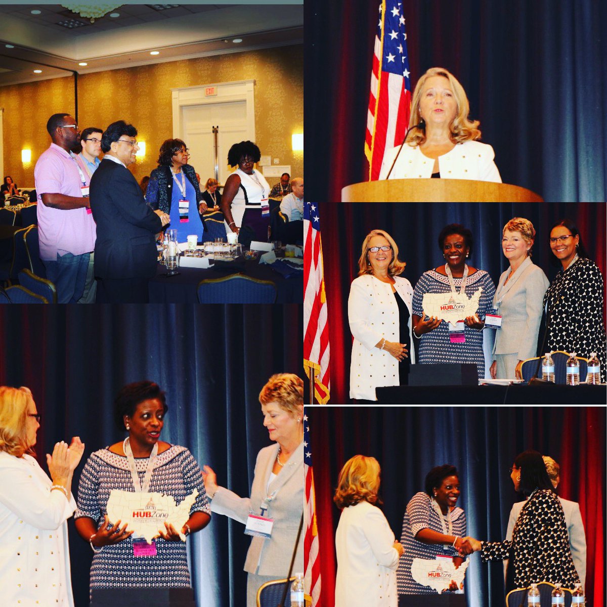 HUBZoneCouncil's tweet image. 1st of what we hope to be annual #HUBZone elevator pitch competition .. huge thanks to Gloria Larkin from #TargetGov for making it happen #hzconf19