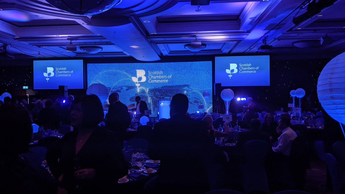 LaunchScotland's tweet photo. Fantastic night at the @ScotChambers Annual Business Address with our new launch tartan on display courtesy of @slanjkilts. Thanks to Diana for the invite. Great to see all our designs and animation in reality! #SCCBusinessAddress19 #wellconnected #connect4growth @AyrshireChamber https://t.co/2V8WMWR3uC
