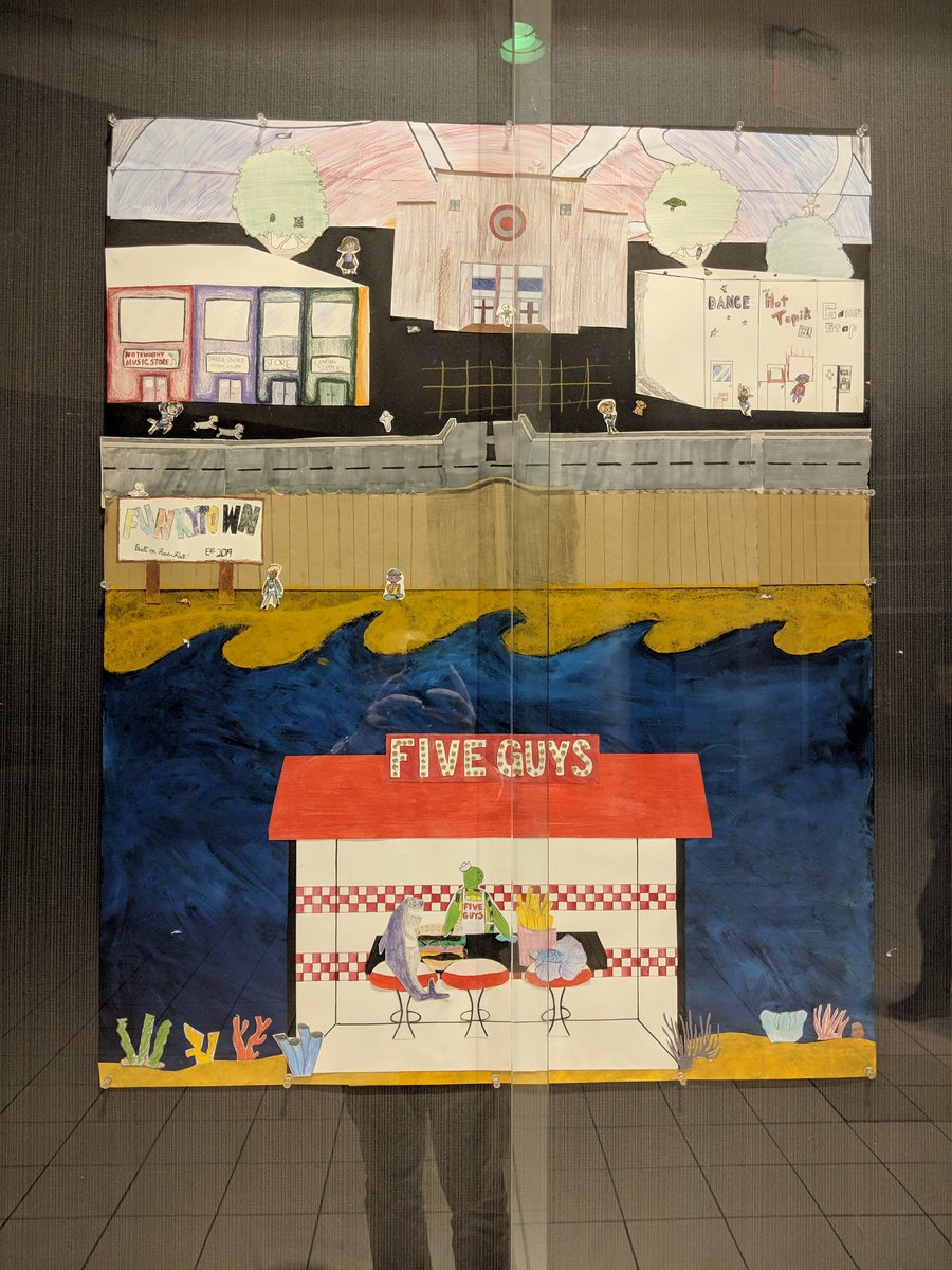 Completed Collaborative Art Projects designed and constructed by students that represent traits for EVERY student in EVERY class are on display in the PAC Lobby for viewing. #lzhsartdesign #bethere #makethereday #play