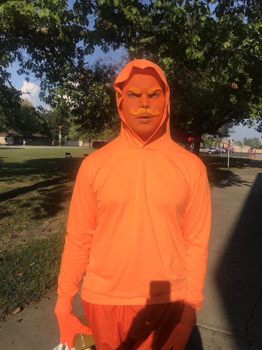 SOPOBC's tweet photo. The Lorax is here, where are you? He speaks for the Cards! #DrSeuss #hoco19 #PreParadeParty https://t.co/ryv0ax8zKy
