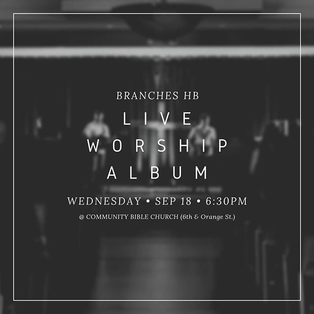 brian_albright's tweet photo. I’m so excited and so proud of the work our community has done to create these songs. Next Wednesday we are recording our first live worship album as Branches HB. If you’re around and want to be a part of it I would love to see you there! https://t.co/iVpVnRPyQJ https://t.co/QrVBdUnsyF