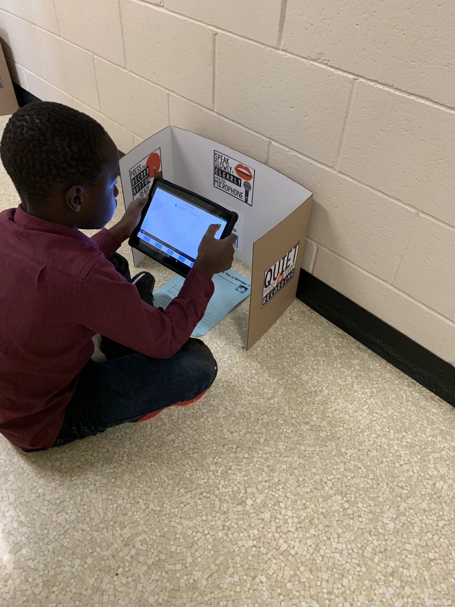 AngWeisgerber's tweet image. After long discussions about Seesaw, we were able to add another center activity in ELA! These kids did an AMAZING job with their first post! #RCSDconnect #RCSDtech