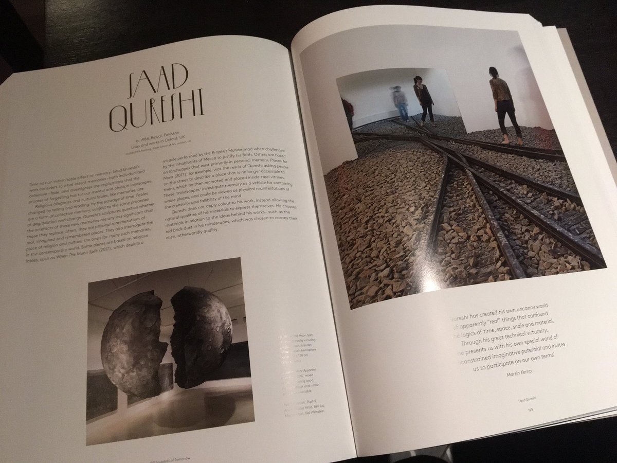 IDEV_Art's tweet photo. A real joy to celebrate the launch of @100sculptors tonight with two artists I’ve had the pleasure of working with. Congratulations @saad_qureshi_studio and @benlongartist! The recognition you deserve. #sculpture #100sculptorsoftomorrow @beerslondon @thamesandhudson https://t.co/kUinczUOcE