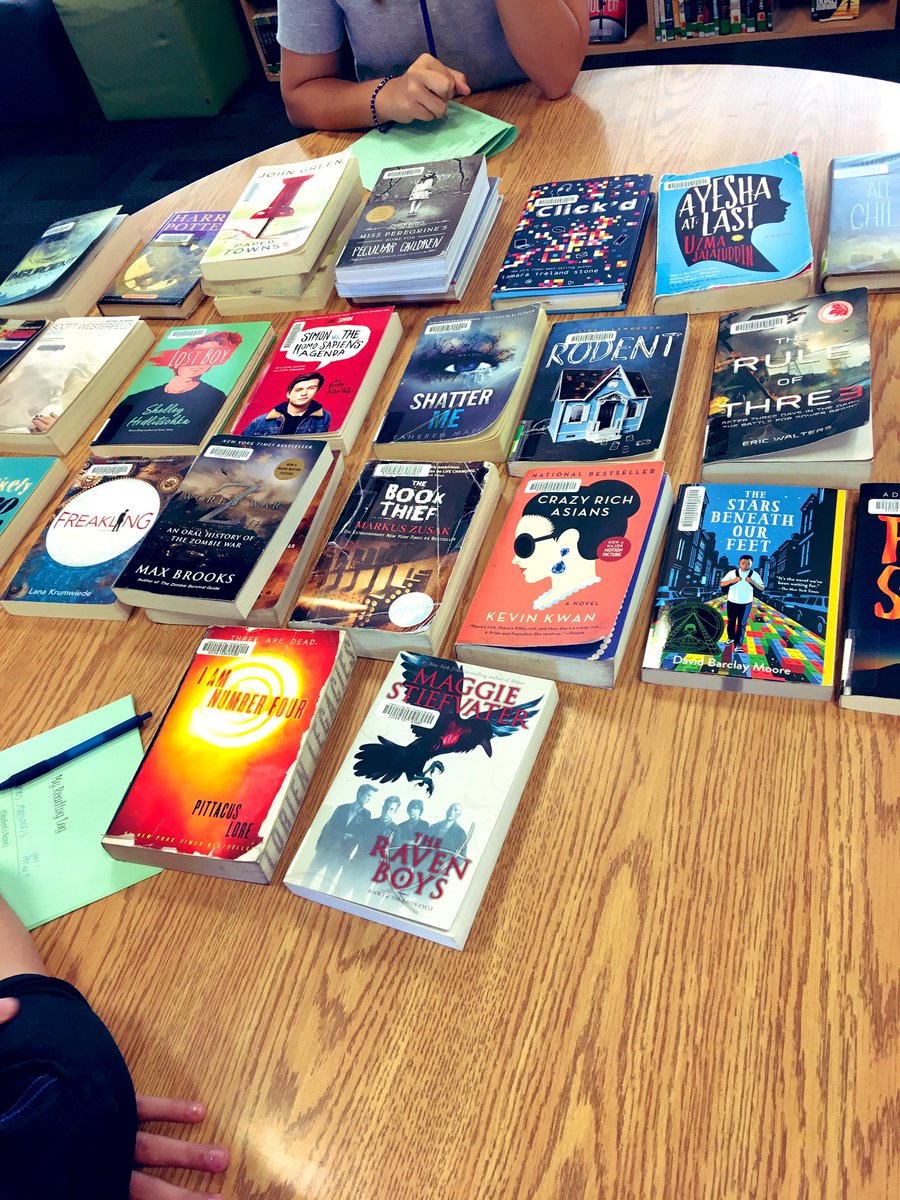 Ms_Rodopoulos's tweet photo. JETS in flight in our English classes @foresthillci once again! Thank you @tdsb_FHCI_LLC for your support! #JETSReading #StudentChoice โค๏ธ#ReadingForTheLoveOfIt https://t.co/fjKOzWtLvr