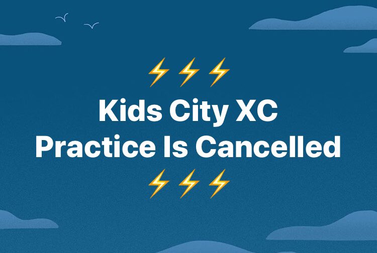 ⚡️Mother Nature stole our thunder⚡️

Practice is cancelled Thursday, September 12. Stay safe!