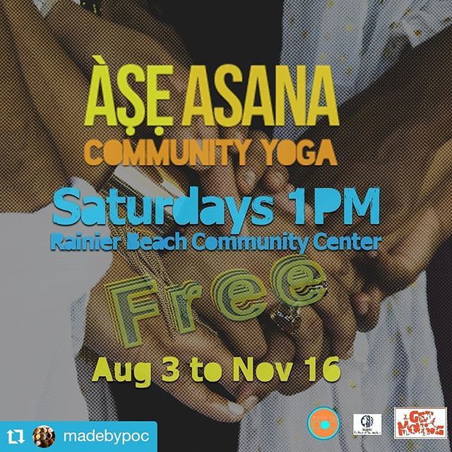 AdamJabari's tweet photo. Join us this Saturday for Àṣẹ Asana Community Yoga. Enjoy a restorative practice led by @thedreaded Daniel Davis (RYT-200). Class begins at 1PM. 
Always FREE. All are welcome.

#restorative #community #yoga #madebypoc #healing  #RainierBeach #Seattle https://t.co/GfDu7uhHaC
