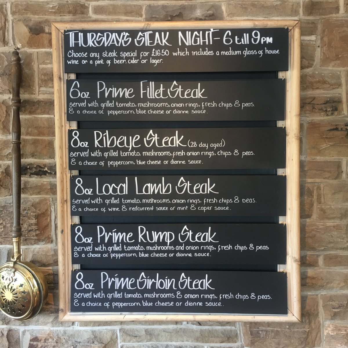 MillstoneInnUK's tweet photo. It’s Thursday night!!!!   Yes steak night prime 28 day matured beef steaks cooked to your liking  £16.50 including a pint or medium wine https://t.co/VYNXfo0nvj