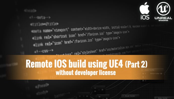 parallelcube's tweet image. Second part of the #tutorial about setting-up a remote build environment for #iOS platform using #UnrealEngine4 and without an iOS Developer license, only for testing purposes.
parallelcube.com/2019/09/08/rem…
More #UE4 Tutorials: parallelcube.com/tutorials/