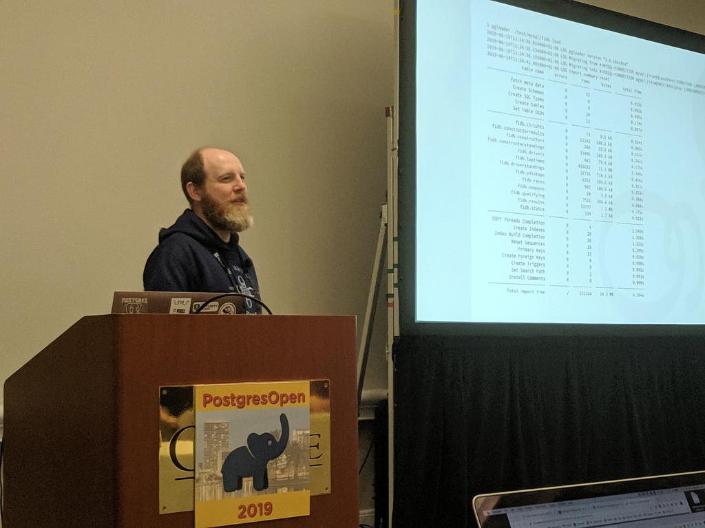 PostgresOpen's tweet photo. Happening now in Salon 15-16! Don't forget - all our sessions will be recorded and posted on our YouTube channel after the conference, so subscribe if you want to view any of our amazing talks being given at #PostgresOpen2019!

https://t.co/BOWT0rfjwn https://t.co/9VtXEodITY