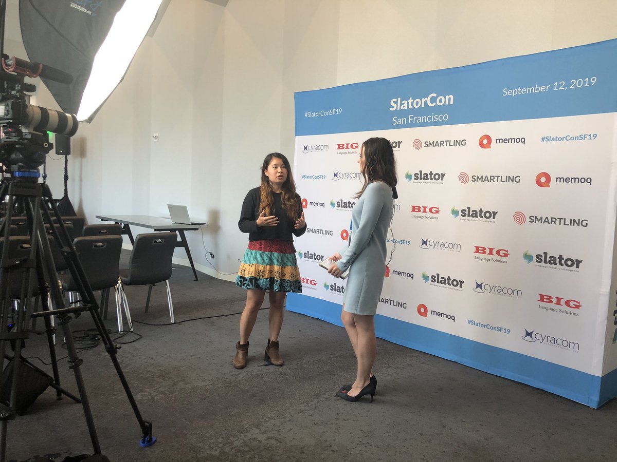 .<a href="/EstherBond17/">Esther Bond</a> doing a pre conference video interview with <a href="/nvidia/">NVIDIA</a> Senior #deeplearning Engineer <a href="/chipro/">Chip Huyen</a> here at #slatorconsf19