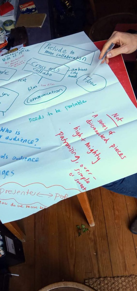 SoundingCities's tweet photo. Having a great time planning a new interactive show with the brilliant @jmaryondavies #NewMusic #collaboration https://t.co/qCH52n6XZT
