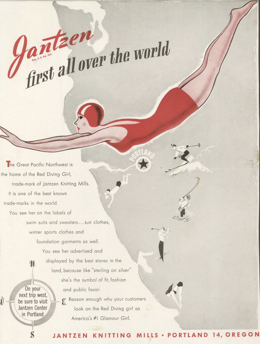 The JANTZEN #DivingGirl has been around the world and back ... and her journey has been chronicled in the New York Times! Check out the feature, 'Following the Lead of the Diving Girl' here --» nytimes.com/2019/09/05/tra…
.
#jantzenswim #divein #swimwear