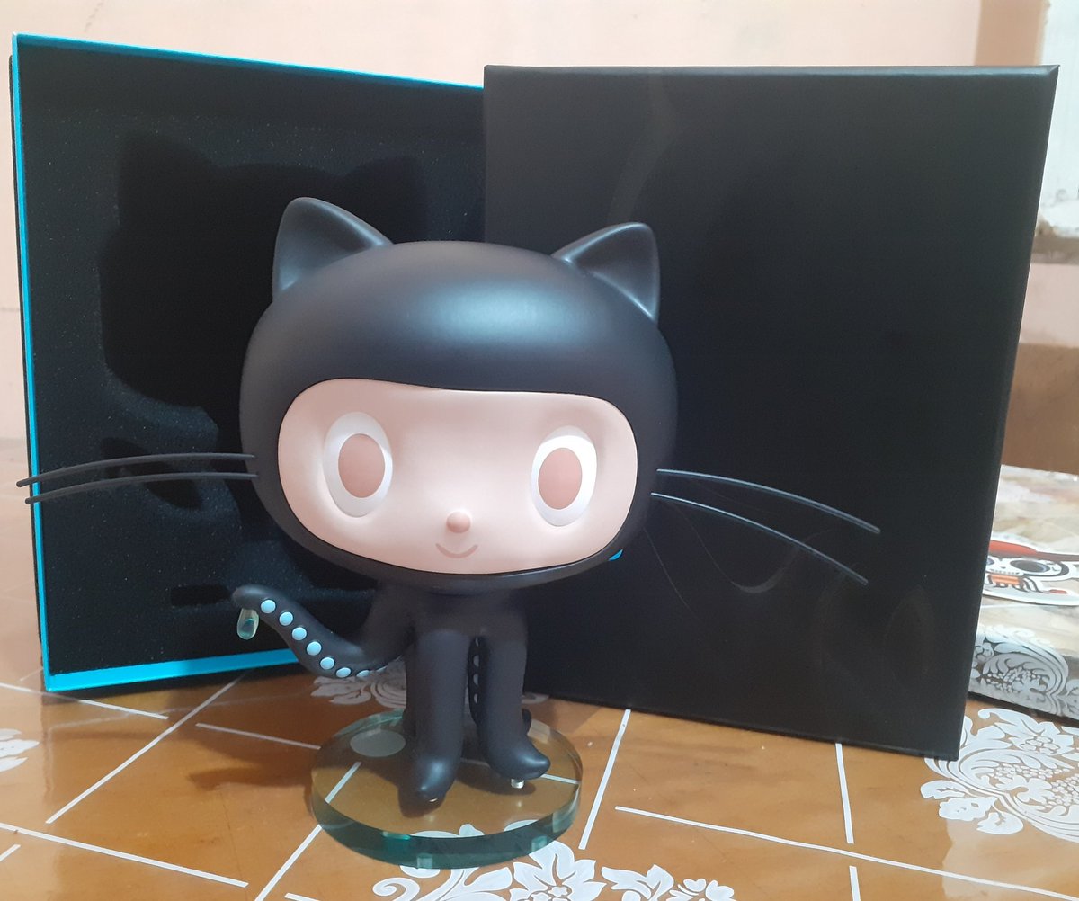 GattalRaouf's tweet photo. I just recieved this wonderful Octocat figurine and the packaging looks AWESOME ๐๐
Thanks to @GitHubEducation for supporting the local communities and to @github for making such wonderful things available โคโค
#Octocat #AwesomePackaging https://t.co/wyHwtZJtPI