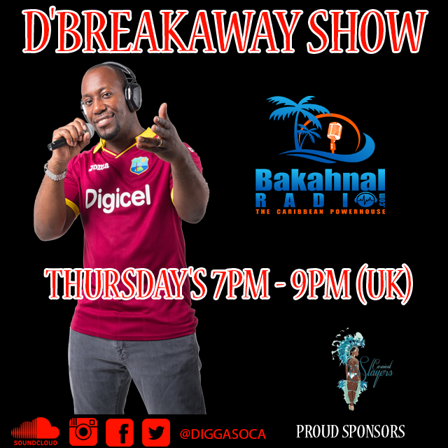 Running late but Join me from 7ish onwards for #lastsummerwine

#DBreakaway [Live] 7-9pm GMT | @BakahnalRadio | 
@ReleaseDRiddim 

CLICK TO LISTEN LIVE:
tunein.com/radio/Bakahnal…

bakahnalradio.co.uk

Missed the show listen back here: 
soundcloud.com/diggasoca
