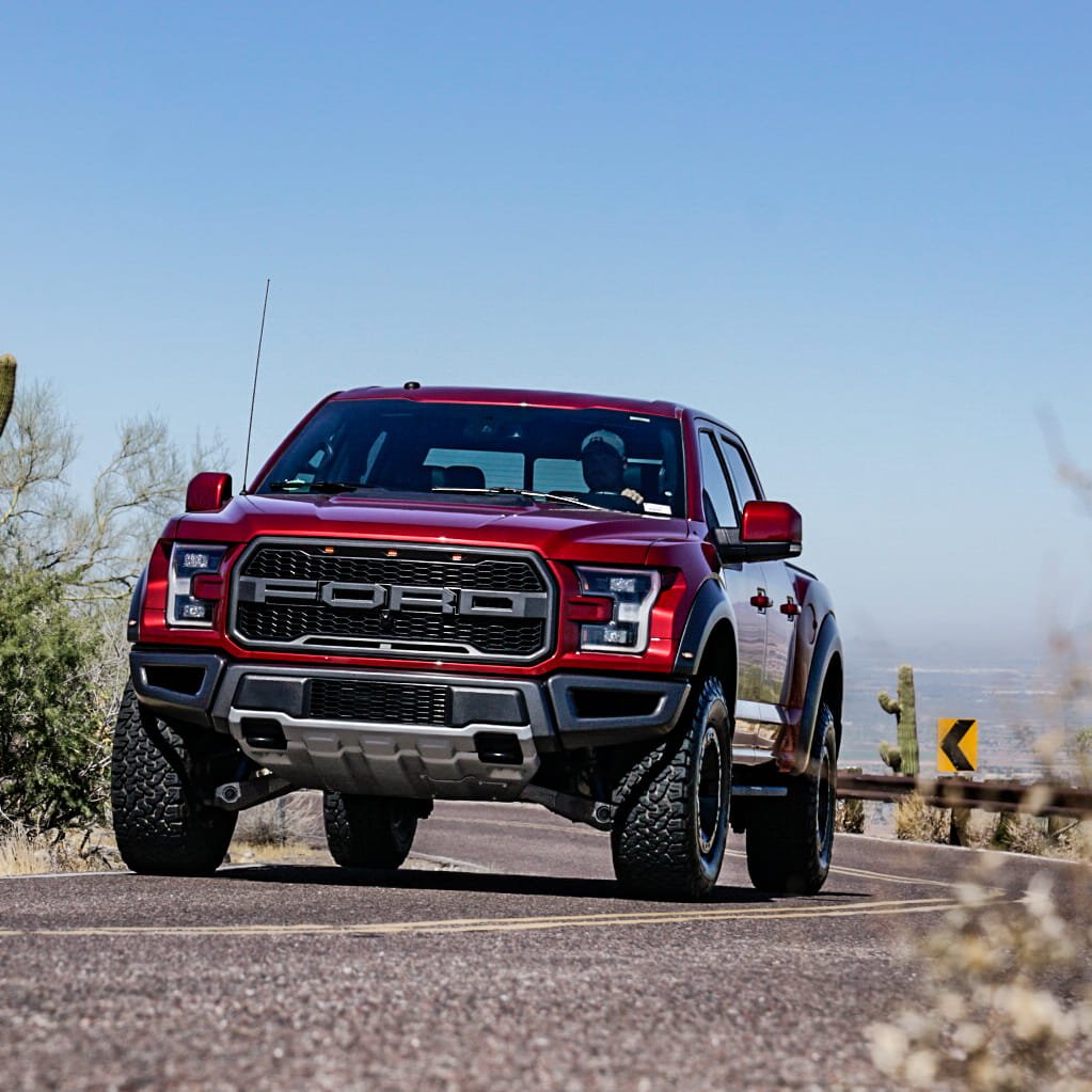 Hop into the driver's seat of a new 2019 #fordraptor - there's always open roads and back trails to explore! #WeAreSanTanFord #SouthMountain #PhoenixAZ
