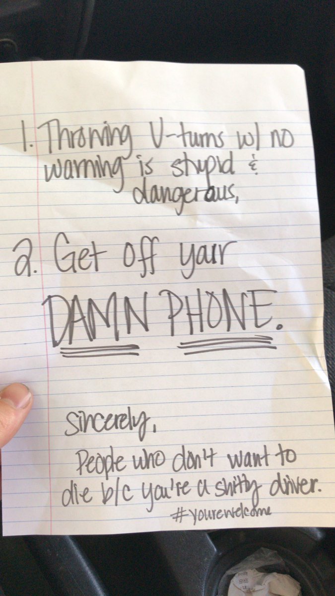 To the person in the red Ford Escape  I pissed off this morning 1. I was not on my phone, my hand was on the gear shift 2. I turned into a spot while you were over 100 yards away, sorry you were the one not paying attention 3. Don’t ever touch my car again