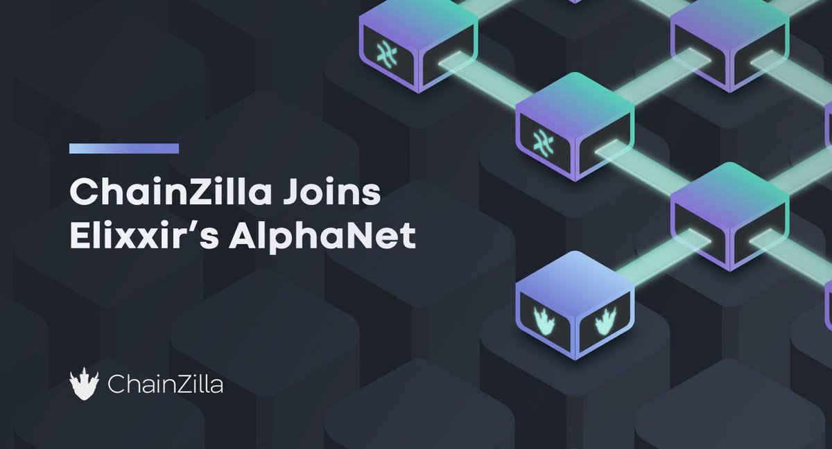 Chainzillaio's tweet photo. ChainZilla was hand picked to operate one node in @elixxir_io's alphanet. Elixxir is a privacy-focused payment, messaging, and #dAPP platform led by the renowned cryptographer @chaumdotcom

Let's get this network started 😎

#blockchain #development #technology #bitcoin https://t.co/yLuzmItszm