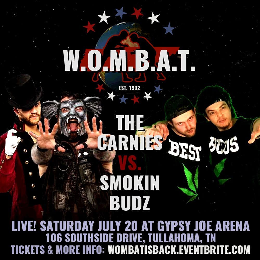 smartmarkvideo's tweet photo. Now available from @GCWrestling_
#WOMBATisback (7/20)
BR/DVD: https://t.co/xsKRpU1Dna
MP4: https://t.co/vXiMXvZsXw
VOD: https://t.co/71qdrPNAJs https://t.co/S1rarp34gb