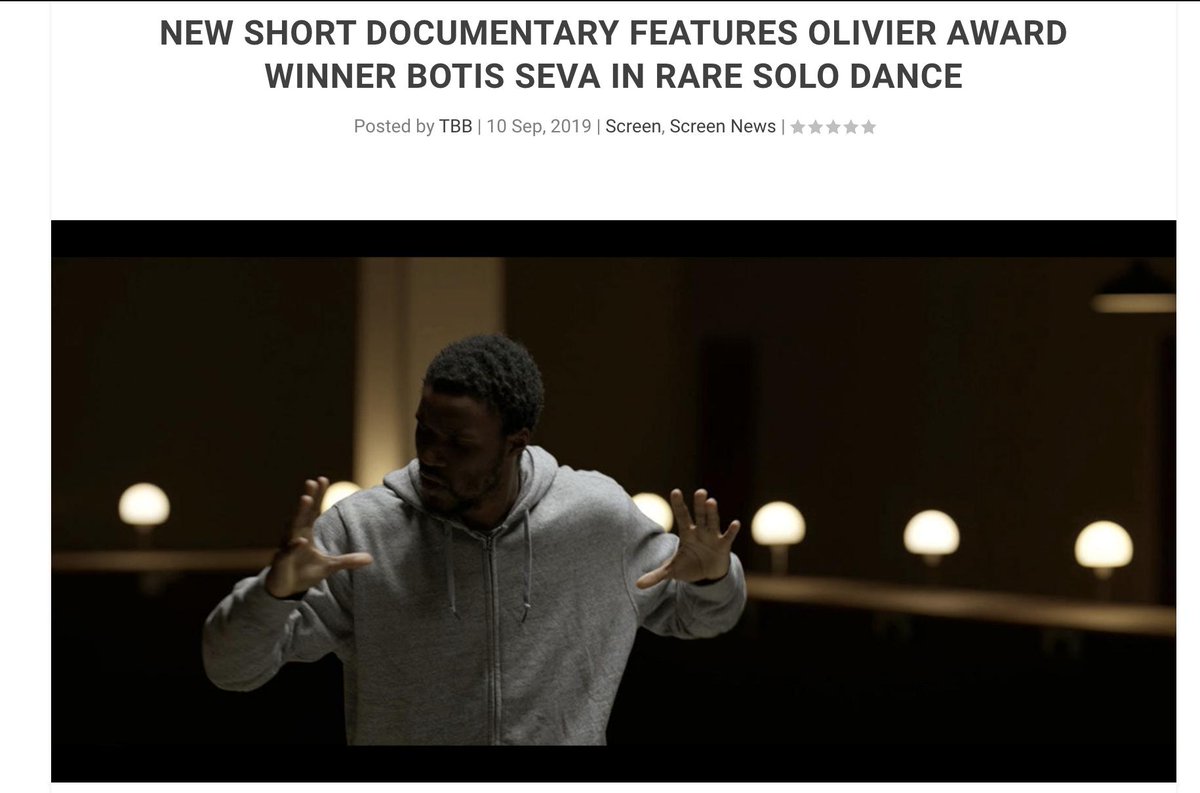 New article on the artist <a href="/BotisSeva/">Botis seva</a>  and the film 'Air'  on @BritBlacklist  thebritishblacklist.co.uk/new-short-docu… 
#Artist #Dance #Documentary #HipHop