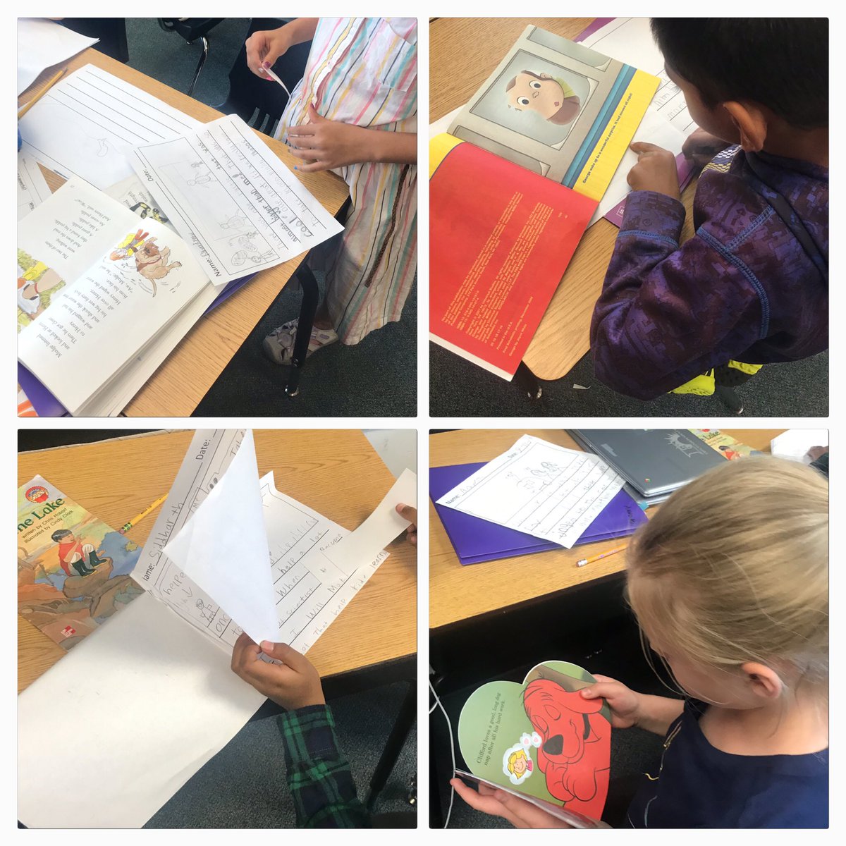 annaksims15's tweet photo. Looking through books for ideas to make our writing more powerful! 💪🏼 @WhitneyHicks33  @ci_elem  #FISDLiteracy, #ourFISDstory, #TCRWP https://t.co/kRHGXsivnH