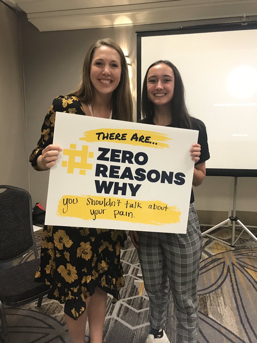 Ran into a fellow <a href="/STAsaints/">Saint Thomas Aquinas High School</a> doing amazing things as a student ambassador for <a href="/zeroreasonswhy_/">#ZeroReasonsWhy</a> during the <a href="/ACMHCK/">ACMHCK</a> Annual Conference. So proud to have Morgan as a voice for Suicide Prevention for high schoolers all over Johnson County (and beyond). #KSBHCON19 #GoSaints