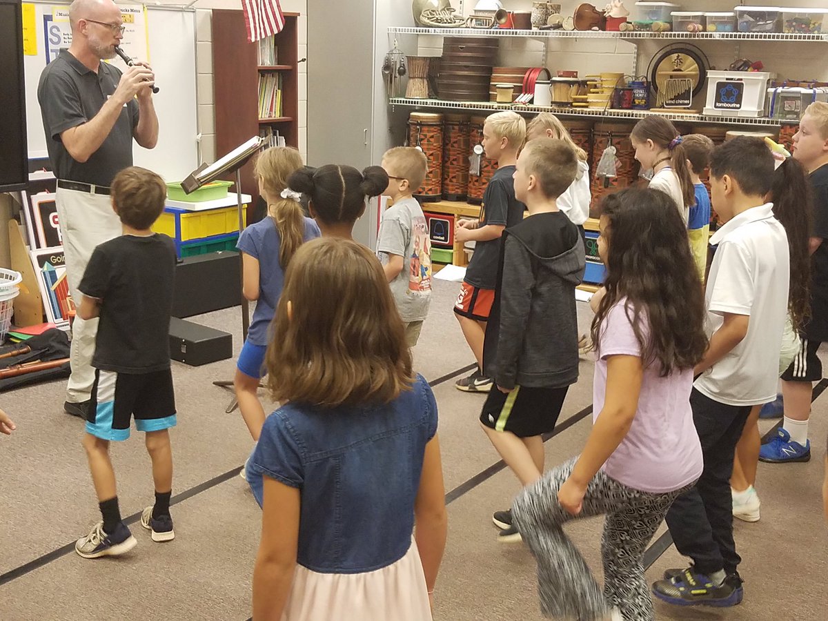 Recorder96's tweet photo. I had a great time this week working with students at @NicholsonEleme2 . The students will be at @McCleskey_MS in a couple of years and I got to show them my collection of recorders and play for them. They start learning recorder with Mrs. Stephen next week. https://t.co/1bIh51sXFf