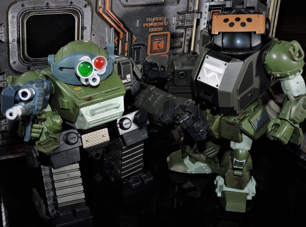 _CIAD_'s tweet photo. Incoming Transmission: B2FIVE VOTOMS Wave 1 Pictorial Review Recap
#beaverltd #b2five #votoms #scopedog #brutishdog #redshouldercustom #roundmover #chiricocuvie #fyana #vanillavartla #securityofficer #gilgameshpilot #gilgameshsoldier #surveillanceport
https://t.co/umlt3VGeEa https://t.co/tcblzMOruk