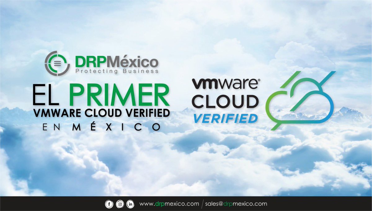 ebunticloud's tweet image. Hoy es un día para celebrar! 

DRPMéxico el primer VMware Cloud Verified en México! 

Gracias a todo nuestro equipo por su tenacidad y lograr esta victoria.  
 #vmware2019 #vmware #vmwarecloudverified 
#drpvmware 

cloud.vmware.com/providers/clou…