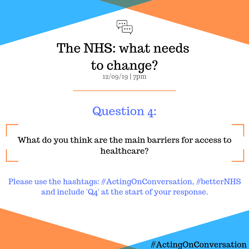 discuss_on's tweet image. FINAL QUESTION: retweet our question with comment of your answers using the hashtags #actingonconversation #betterNHS - any answer is a valuable answer!