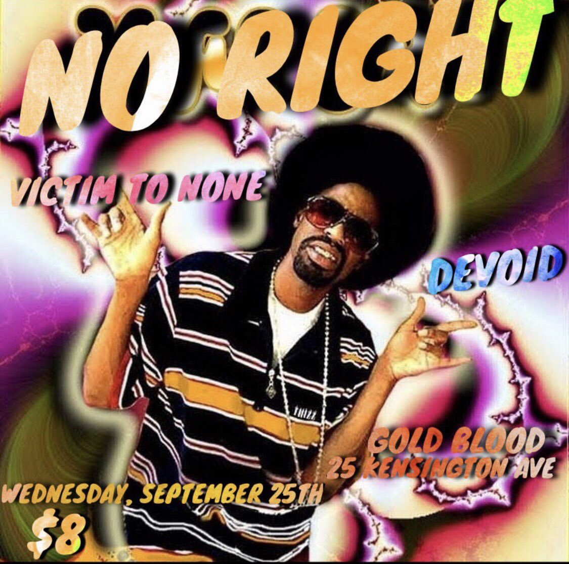 Demo out tomorrow and then a show with <a href="/NoRightXXX/">no right</a> and <a href="/victimtonone/">Victim to None</a> on the 25th @_goldblood