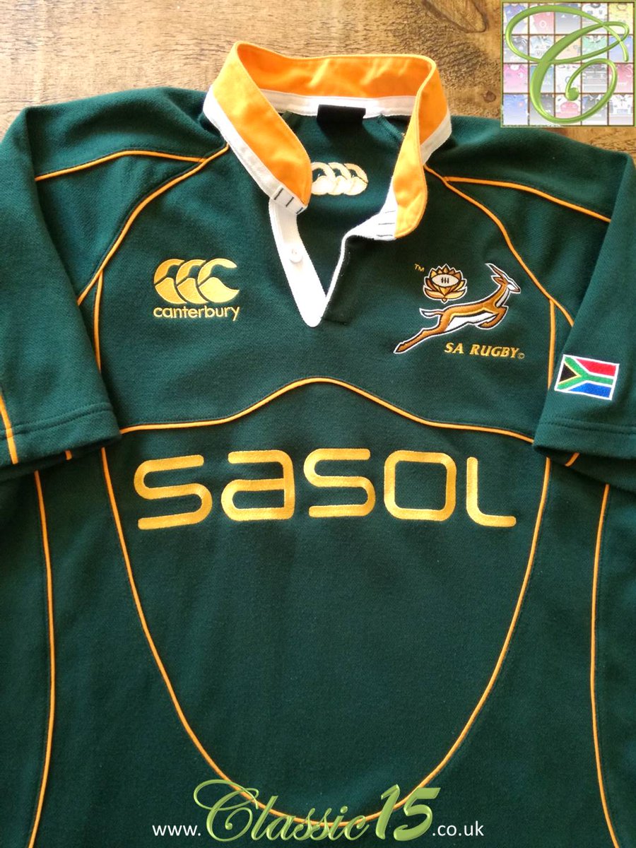 south africa rugby jersey 2007